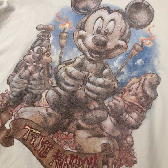 Vintage Disney tiki kingdom mickey mouse shirt - Picture 2 of 2